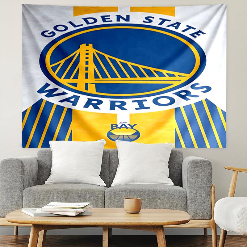 Golden State Warriors Poster Tapestry Hanging for Bedroom,Livingroom, Playroom,Decor Art Room Wall Tapestry Holiday and Birthday Gifts