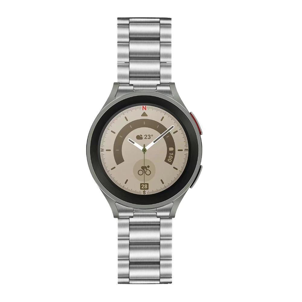 Metal Strap For Samsung Galaxy Watch 6 Classic 47mm 43mm 7/6/5/4 44mm 40mm Curved Interface Wristband Galaxy Watch Pro 45mm Band