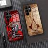 Game Assassins Creed Phone Case For Samsung A25 A13 A33 5G A54 A36 A35 A56 A52 A14 Shockproof Glass Cover