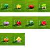 Micro Landscape Cartoon Vegetable House Multicolor Desktop Knick-knack Creative Fairy Tale House