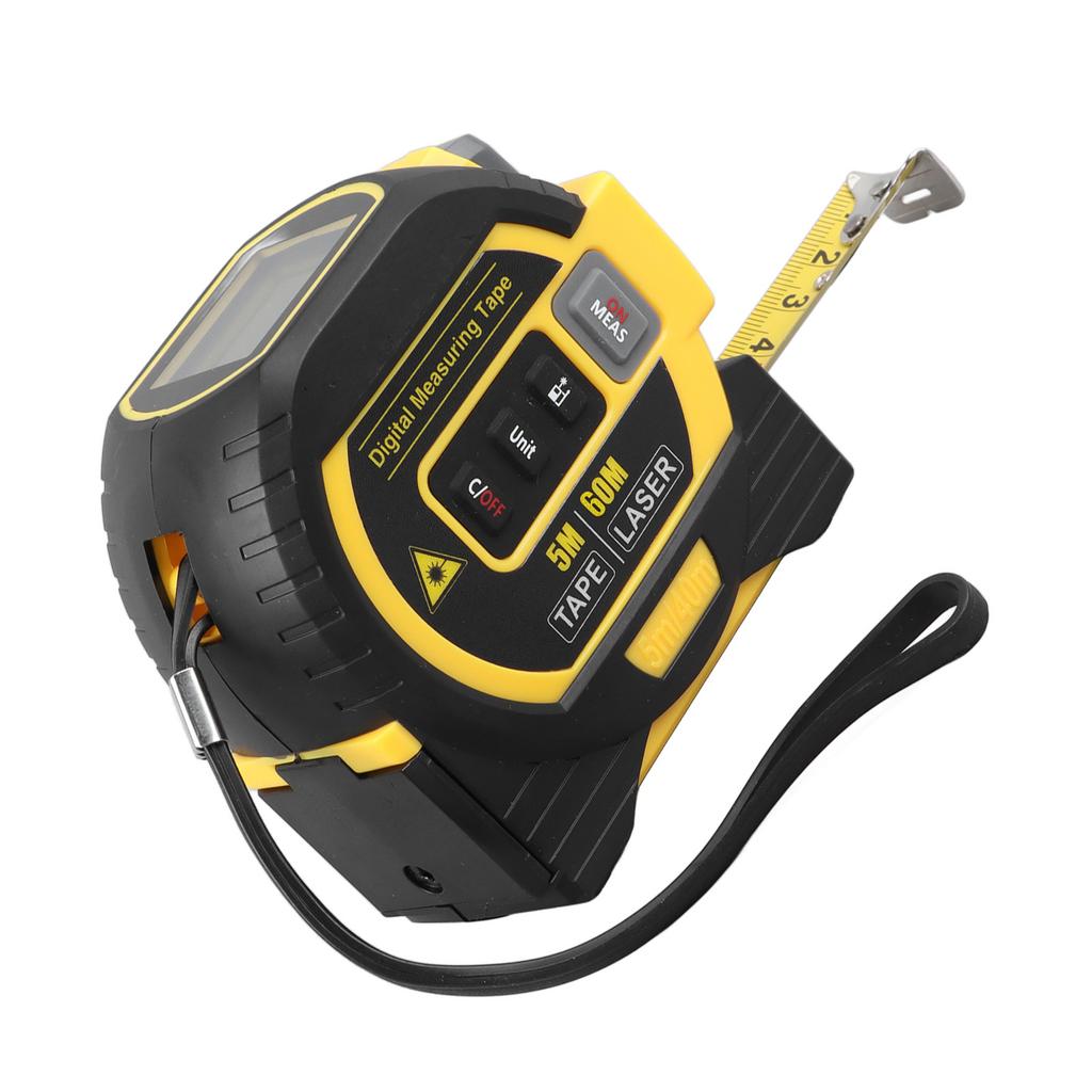 Measuring Sight 3 In 1 Infrared 60m Laser Ranging 5m Tape Measure Vertical Cross Line Laser
