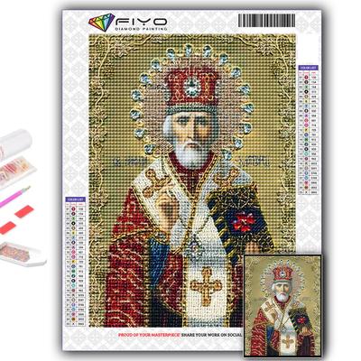 Kit de punto de cruz DIY bordado de diamantes religión pintura de diamantes decoración del hogar