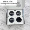 2026 year 3D Floating For qaz9 wings S JCW R56 R50 R53 R55 R57 R60 F54 F55 F56 car Accessories 56MM Floating Wheel Center Caps 9qaz