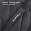 2Pcs Soft and Comfortable Car Seat Belt Cushions Valve cap For Mercedes Benz AMG Smart W205 C300 W203 W206 W108 W124 W126 W140