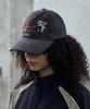1993STUDIO Angel Corduroy Ball Cap_Charcoal