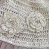 Hollow Out Lace Beanies Hat Handmade Weave Cap Cute Crochet Flower Hat  Girls