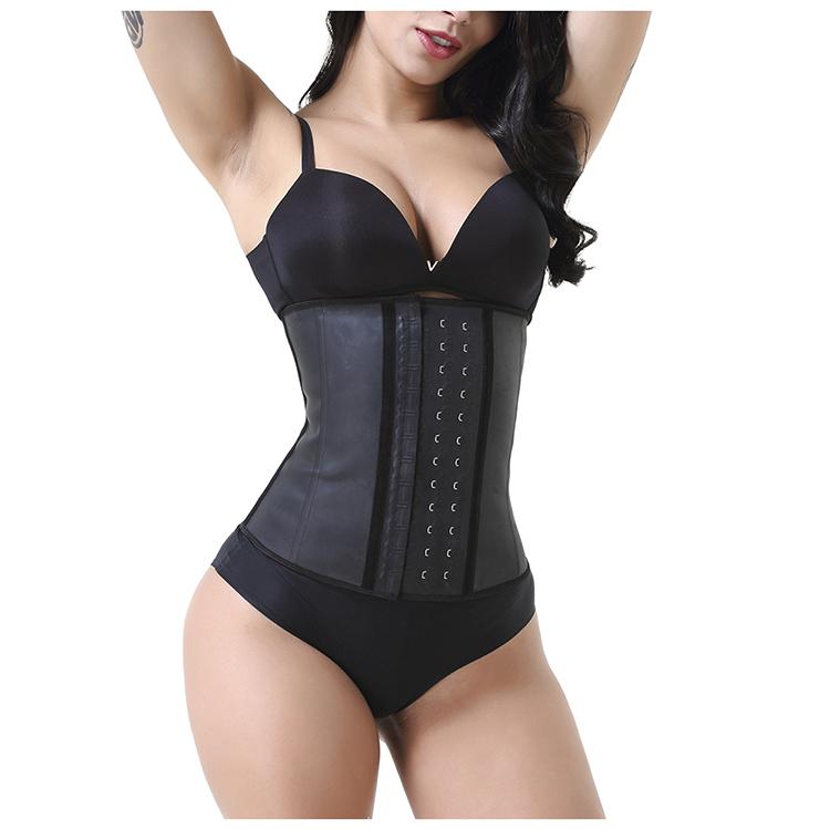 Adjustable Latex Strap Bandage Wrap Slimming Tummy Control Trimmer Belt Women's Waist Cincher 9 Flexible Steel Bones Firm