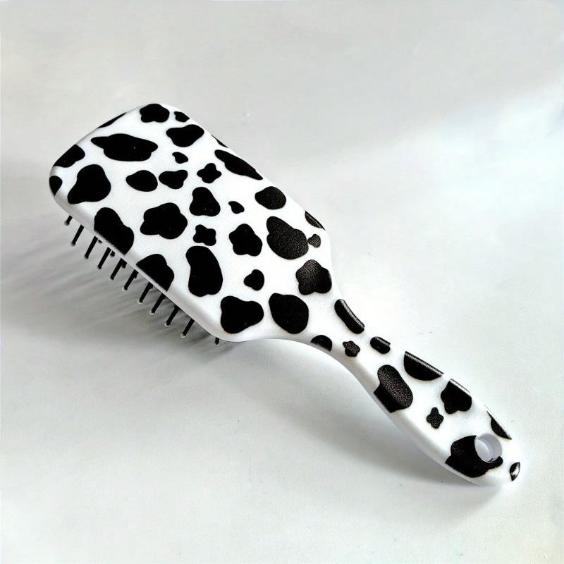 Small Size Comb! Animal Pattern Cow Print Leopard Print Zebra Print Snake Print Fashionable Hair Styling Smooth Hair Air Cushion Comb