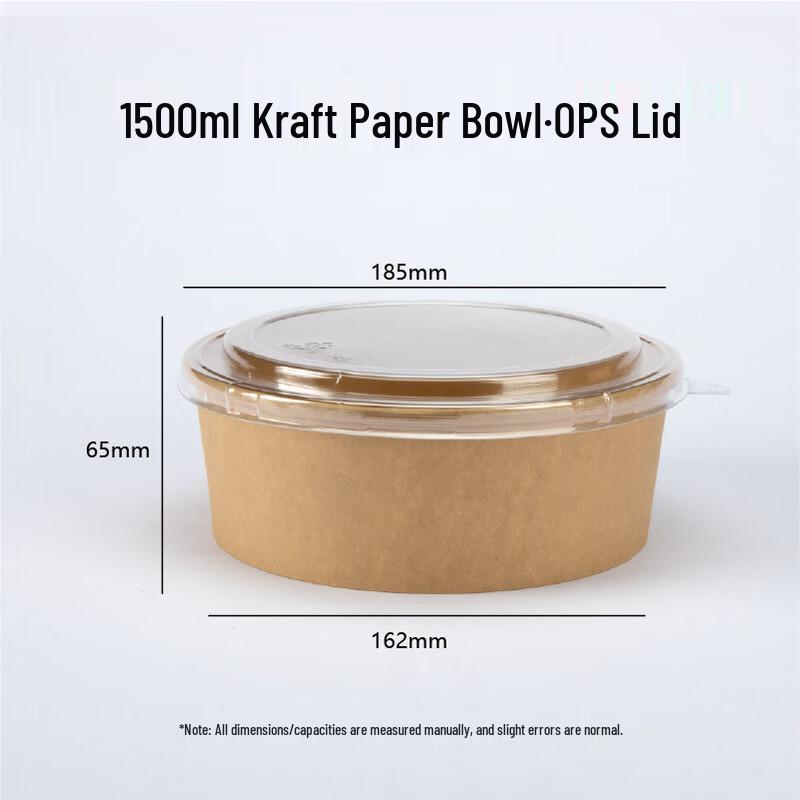 Einweg-Kraftpapier-Mikrowellen-Lebensmittelbehälter