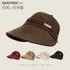 Retro Face Fisherman Hat Children'S Season Big Head Circumference Cap Versatile Warm Equestrian Hat