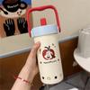Water Cup Portable Insulated Cup Stainless Steel Cute Cat Thermos Mug  Cold/Hot Water