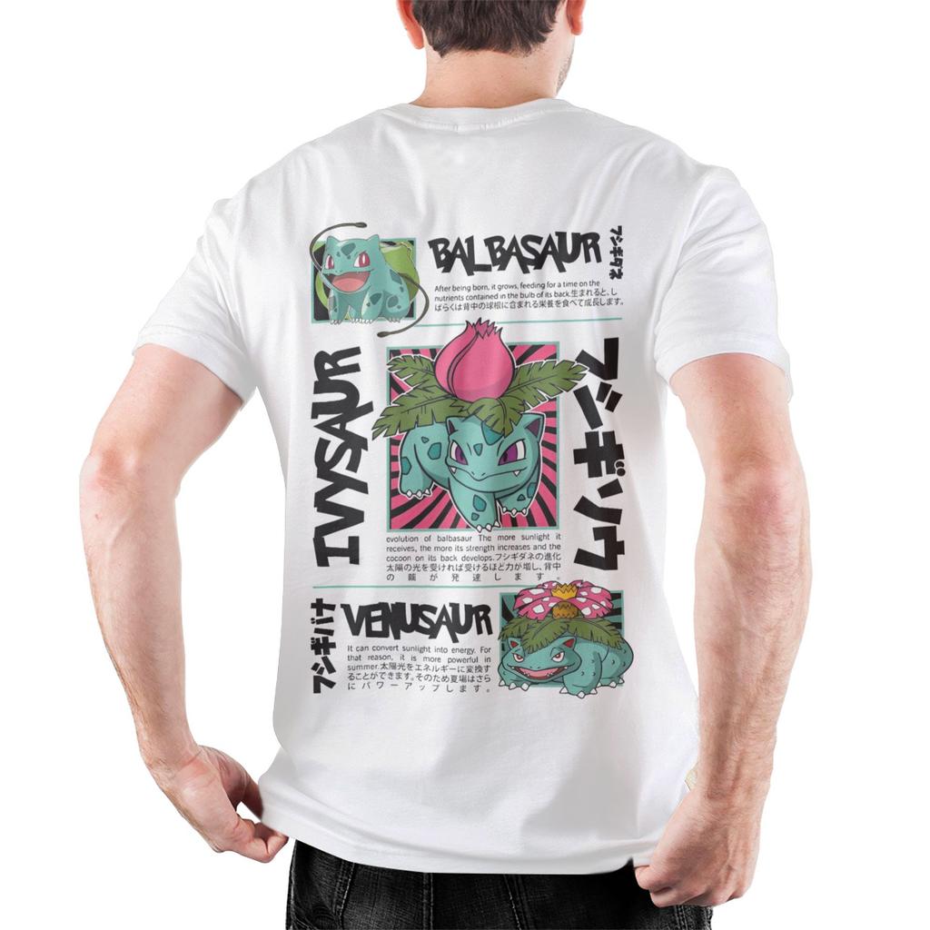 Camiseta Charizard Pokemonizado Masculina Feminina 100% Algodão Roupa Lazer Manga Curta Gola Redonda Camisetas de Verão