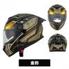 DOT ECE Certified Unisex Motorcycle Helmet Double Mirror Full Face Knight Helmet Racing Style Four Seasons Universal Double Helm