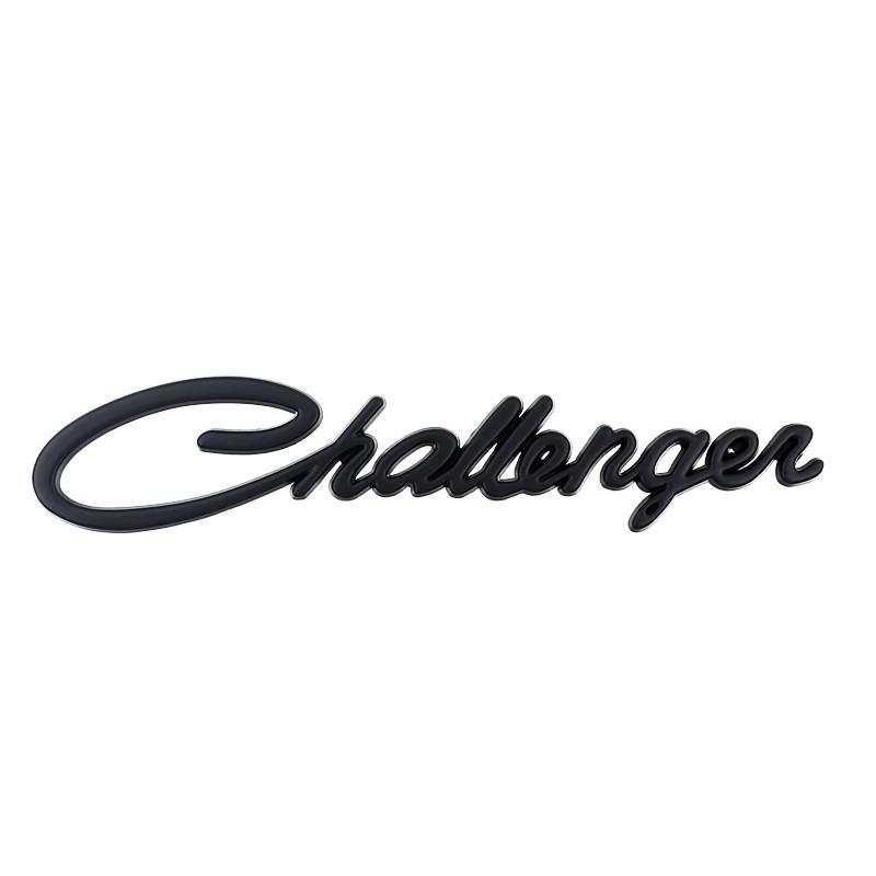 

Metal Challenger English Letters Badge Car Stickers Decoration For Challenger Journey Charger Ram 1500 Caliber Caravan чорний