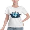 Nimoskins Damen-T-Shirts Percy Jackson Lässige Rundhals-Baumwoll-Kurzarm-T-Shirts für Damen Echte Klassiker-T-Shirts