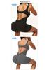 Seamless Sexy Peach Butt Yoga Bodysuit with Integrated Beautiful Back Design