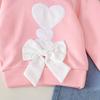 Kids Casual Long-Sleeve Set, Comfortable Daily Wear Outfits