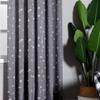 1PC Roman Modern 20%+Semi-Blackout Curtain Embroidered Dream Star Curtains Kitchen Window Bedroom Curtains 1 PCS Lozujoju Home Decor