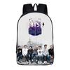 Zaino Scolastico Kpop Bangtan per Ragazzi Zaino Studente Borsa per Libri Bts Borsa a Spalla Suga Jin