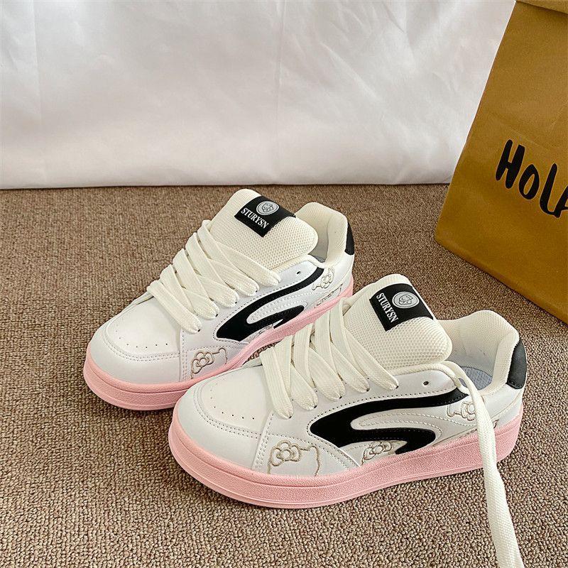 

Ниша маффин дно кампус День святого Валентина 2025 учебный сезон весна дорогостоящий взрыв дофамина износостойкие доски обувь женские модели 40