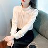 2025 Spring/Autumn Women's Floral Stand Collar Chic Pullover Top