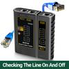 M469D   Cable Tester Pairing Instrument for RJ11 RJ45 Telephone Lines with LED Indicator, On-off CheckingCelsius Shielded   CableCel