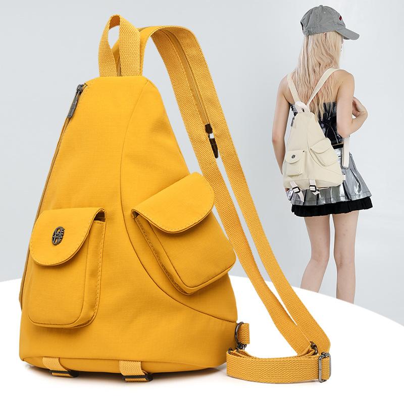 Ladies' Large Capacity Multi-functional Single-shoulder Bag, Casual and Lightweight Crossbody Bag, Water-resistant Chest Bag