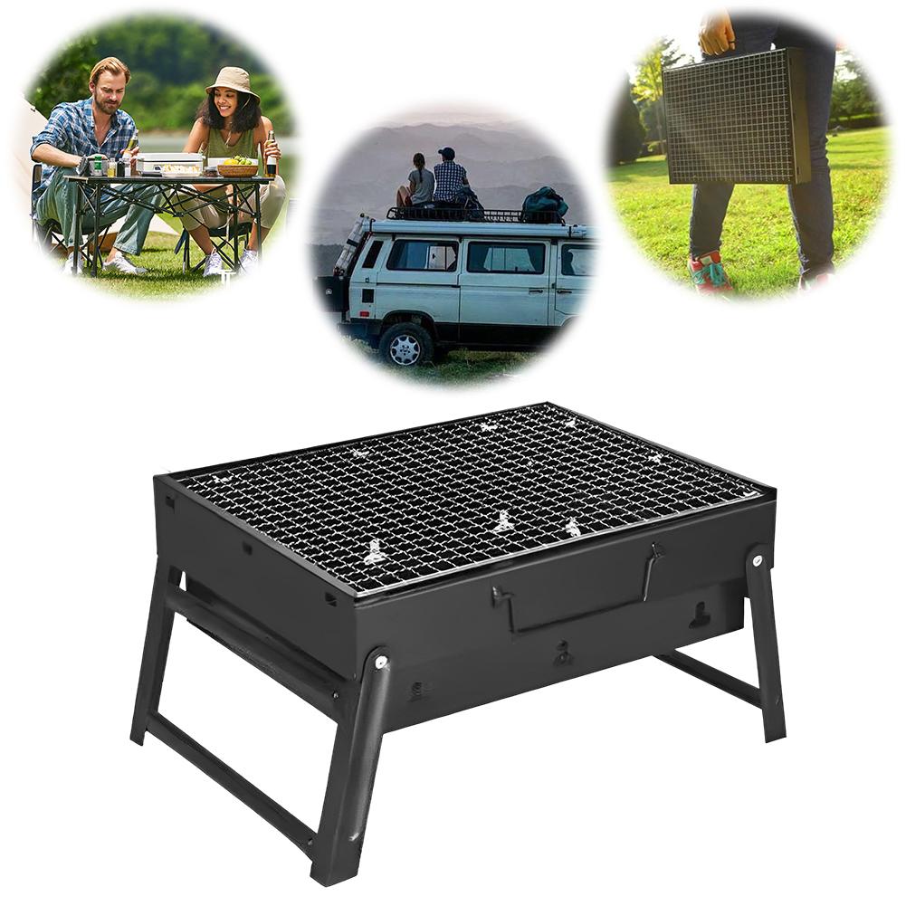 

Stainless Steel Portable BBQ Grill Multifunction Folding BBQ Charcoal Grill Tabletop Barbecue Grill for Beach Garden Party China Mainland
