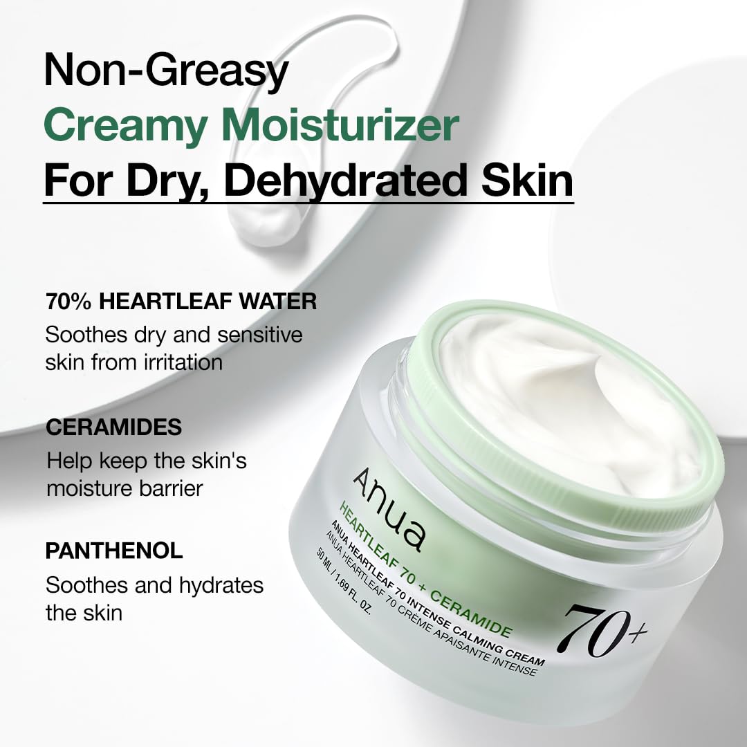 

Heartleaf 70 Intense Calming Cream 50 ml / 1.69 fl. oz.