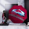 Colorado Hockey Umbrella Folding Umbrella, Automatic Umbrella 8-Frame for Travel, Camping Use Gift for Halloween Christmas