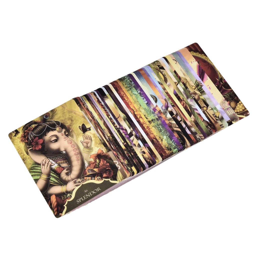 Flüstern von Lord Ganesha Tarotkarten Anleitung Divination Deck Partys Brettspiel Und Eine Vielzahl von Tarot-Optionen