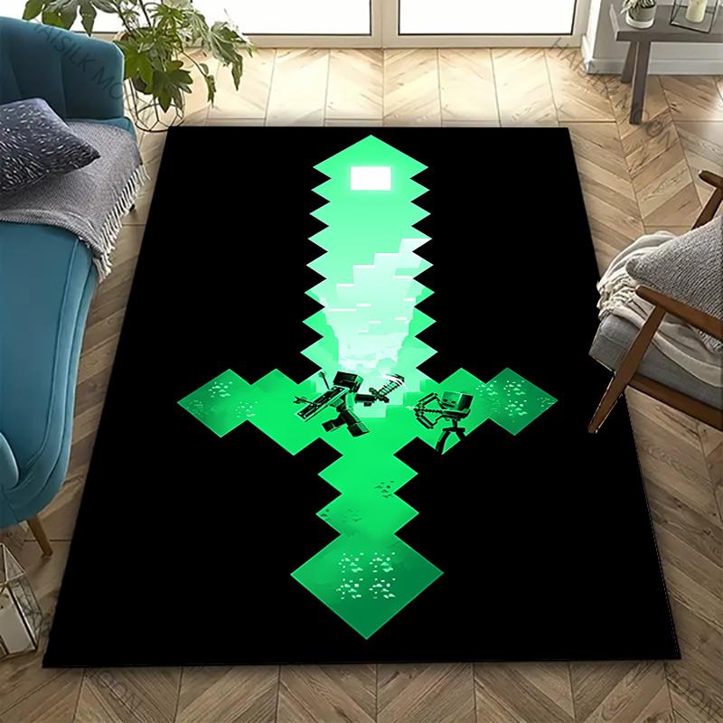 3D Pixelpatroon Thema Tapijten Vloerkleden voor Woonkamers Slaapkamer Entree Decoratie Matten, Speelmatten voor Kinderen Antislip Matten Levering Volgende Dag