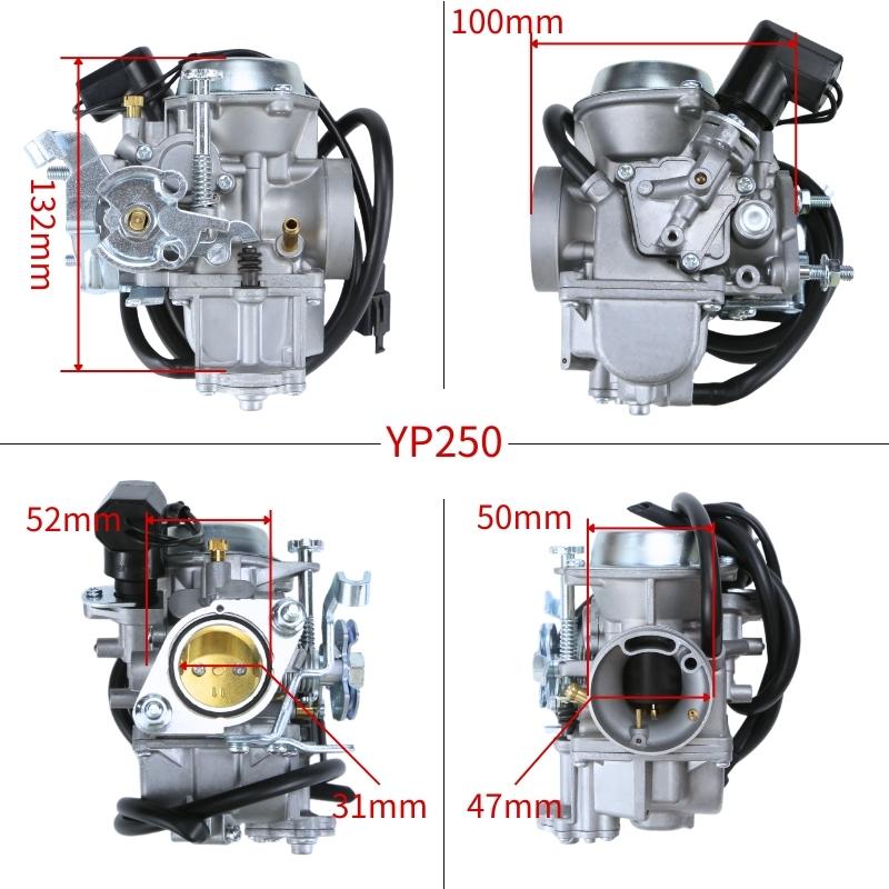 YP250 Motorcycle Carburetor For Yamaha Majesty 250 Linhai 250 YP 250 250cc Vergaser Linhai 260cc Marquis Te-250cc Scooter ATV
