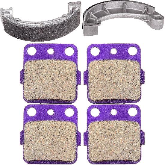 

ECCPP Brake Pads Shoes Fit for Honda FOREMAN 500 ES TRX500FE1 TRX500FE2 2014-2019, 351 FA84 Replacement Brake Pads Brake Shoes Kits Carbon Fiber Material