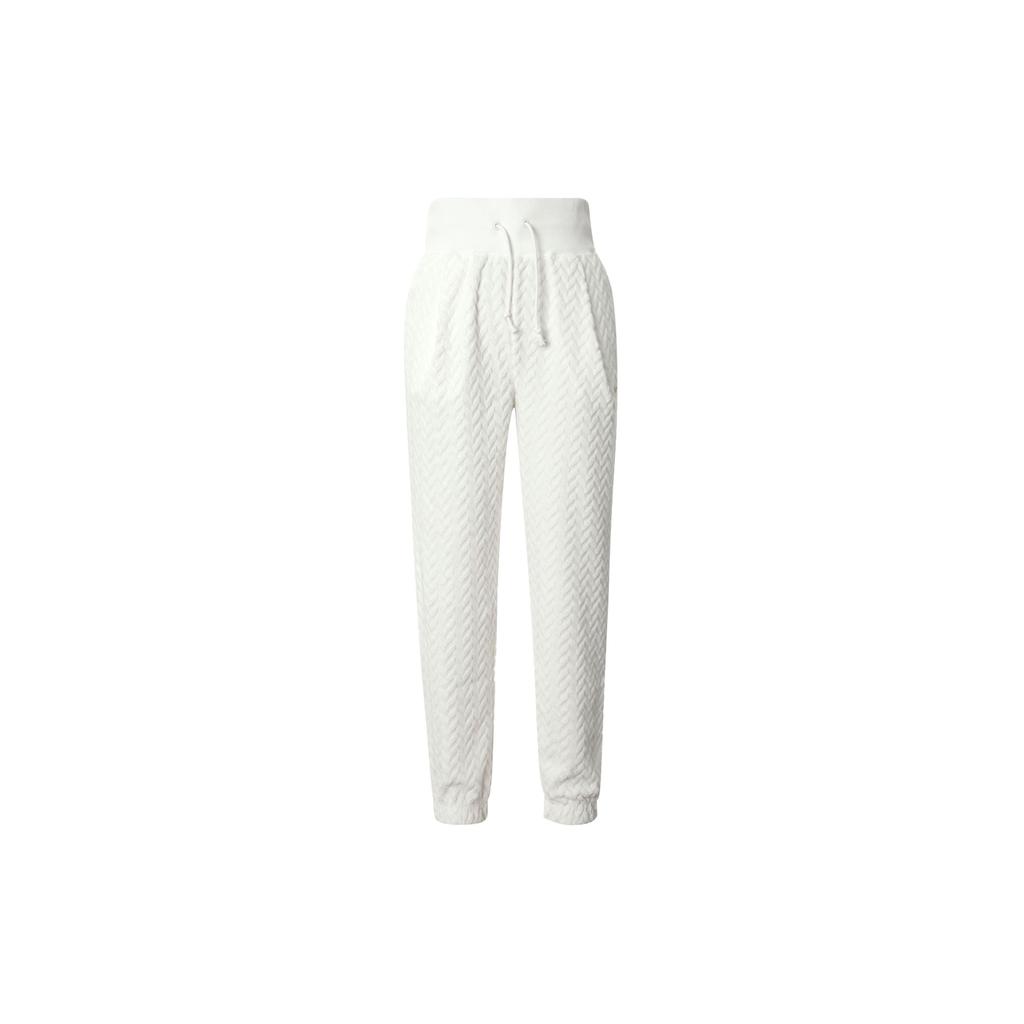 Nike Solid Color Drawstring Logo Print High Waist Pants Women Bottoms Sail-White DR2179-133