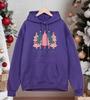 Merry Christmas Beautiful Trees Print Man Hoody Multicolor Pocket Hoodies Casual Fleece Hoodie Comfortable Hip Hop Pullovers