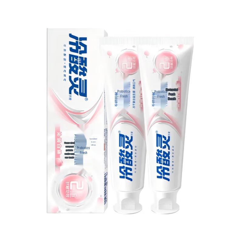

LengSuanLing Peach Probiotic Anti-Sensitive Toothpaste, 140g x 2 Tubes