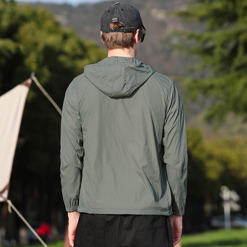 Jeep Men's Summer Lightweight Hooded Sun Protection Jacket