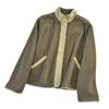 Women's Casual Patchwork Stand-collar Solid-color Long-sleeve Coat