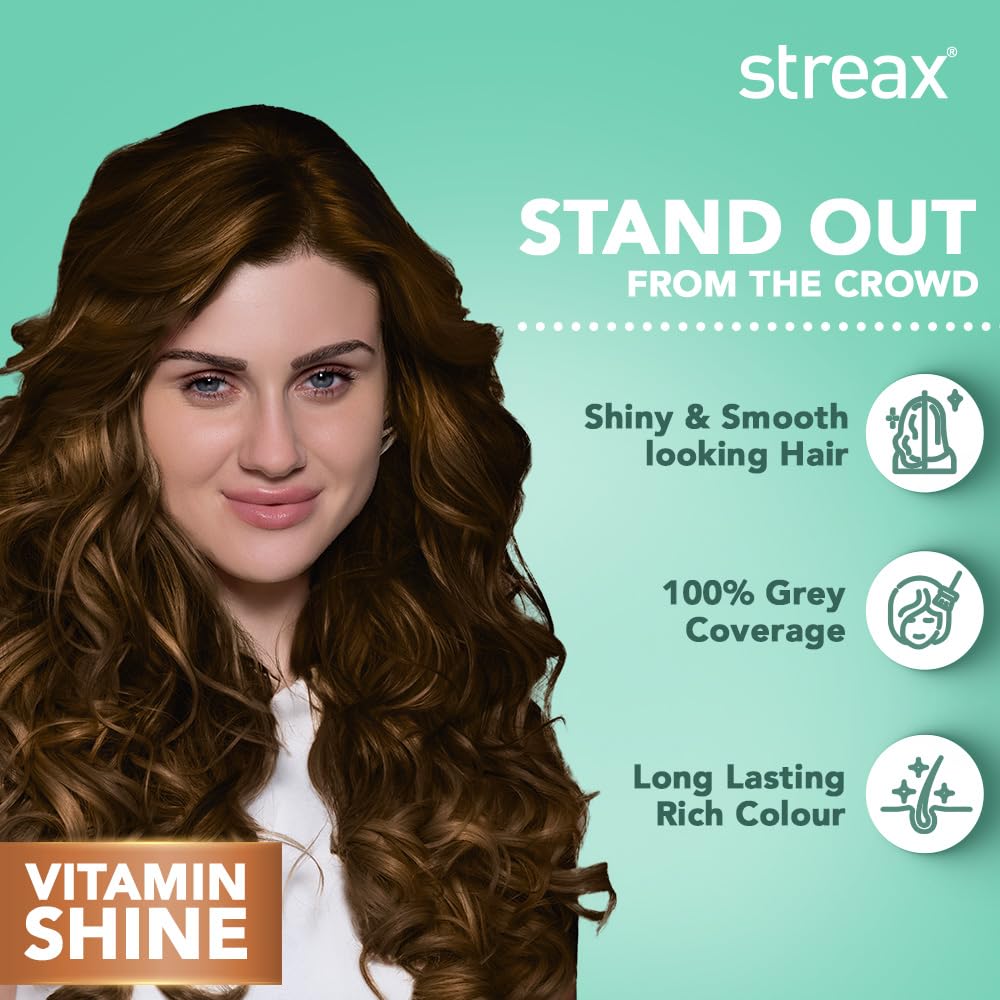 Streax Permanent Hair Colour Cream For Women 100% Grey Coverage Long Lasting 120 Ml Pack Of 1 Golden Blonde