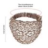 Blumen-Häkel-Stirnband Neuer Stil Perlenbesetztes Breites Rand-Haarband Für Frauen Effektive Weißhaar-Abdeckung Haarschmuck Stirnband