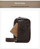 Men's Genuine Leather Retro Crossbody Chest Bag