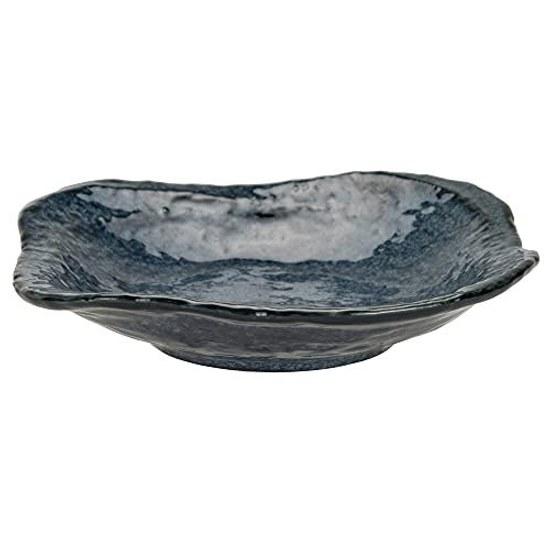 Mino ware Nadekaku serving plate Kamihen