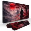 Dark Aesthetic Fantasy Warrior large Mouse pad Desk Mat NonSlip Gaming mats office rug pc accessories mousepads desk pad