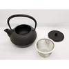 Iwachu Iron Teapot Compatible Kyusu Type 3 Arare Black Baked 0.32L No Enamel Direct Fire Nambu Ironware 12801