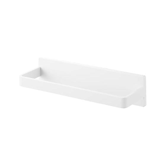 Yamazaki Jitsugyo Film Hook Bath Boot Holder White W24 x D7.6 x H6cm Plate Floating Storage For Places Where Magnets Can't Attach 1529