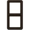 Frame - JUNG - CD582BR - Bronze - 2 Compartments - Aluminium