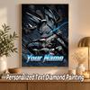 Lucario Custom Name Diamond Painting Personalized 5D Full Drill DIY Diamond Art Home Decor