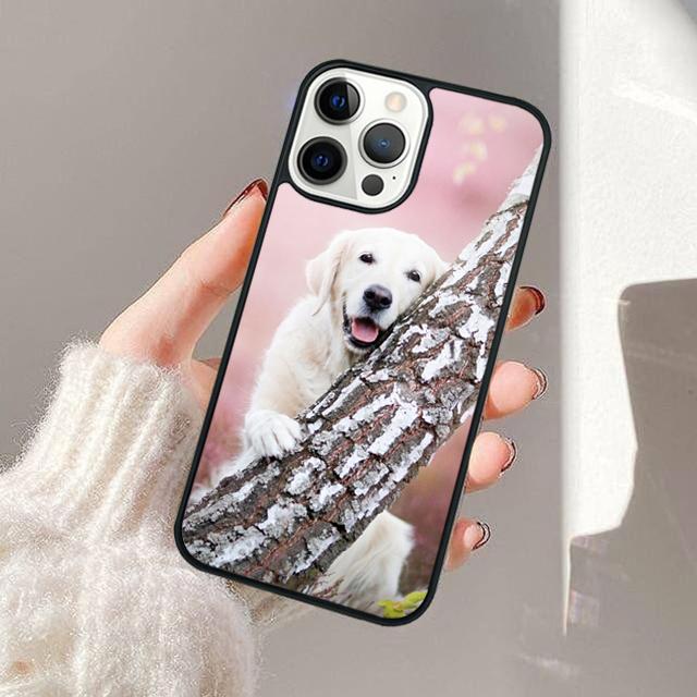 Etui na telefon z Golden Retrieverem Przyjaciel Dla iPhone 17 Air 13 12 14 15 16 Pokrowiec Dla Apple Pro Max Plus Coque