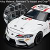 1:32 Scale Supra GT4 Prado Car Model Toy Doors Opened Sound Light Pull Back High Simulation Cars Models for Children's Toys